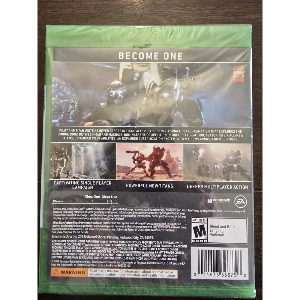 Titanfall 2 (Xbox‎ One, 2016) New Sealed RPG Game